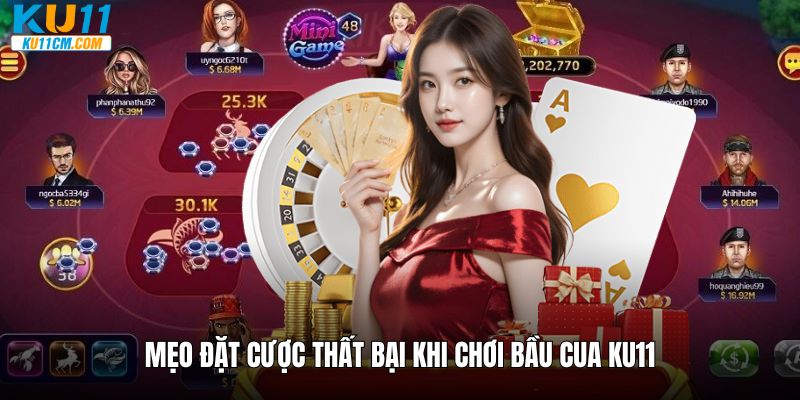 Mẹo đặt cược thất bại khi chơi bầu cua ku11